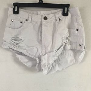 white shorts